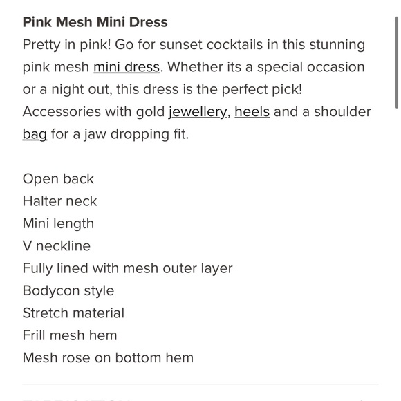 Lola Pink Mesh Ruffle Mini Dress - Picture 11 of 12